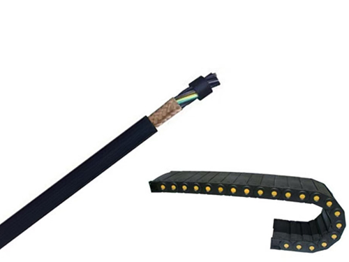 Medium speed mobile flexible shielded cable